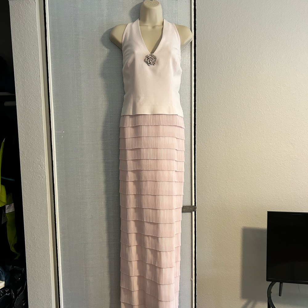 Elegant Daymor Couture Light Pink Evening Dress